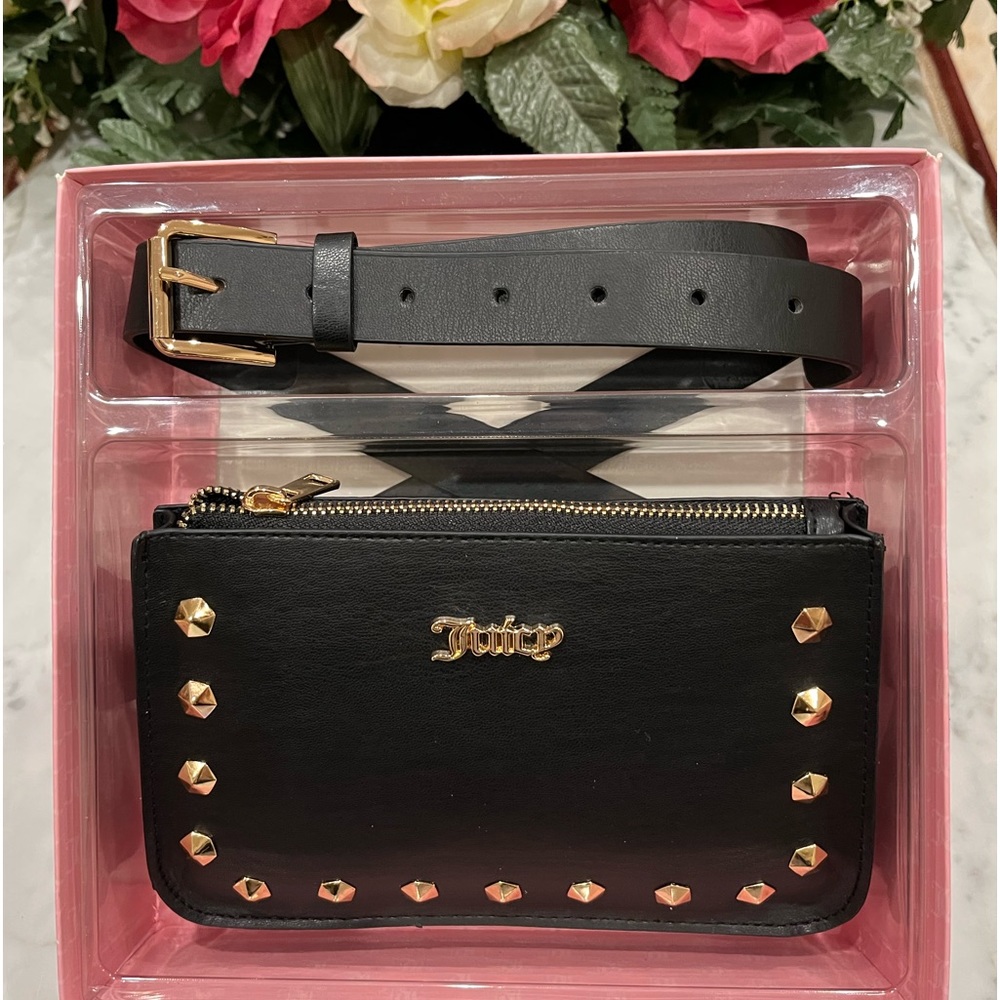 Juicy Couture Black Belt Bag